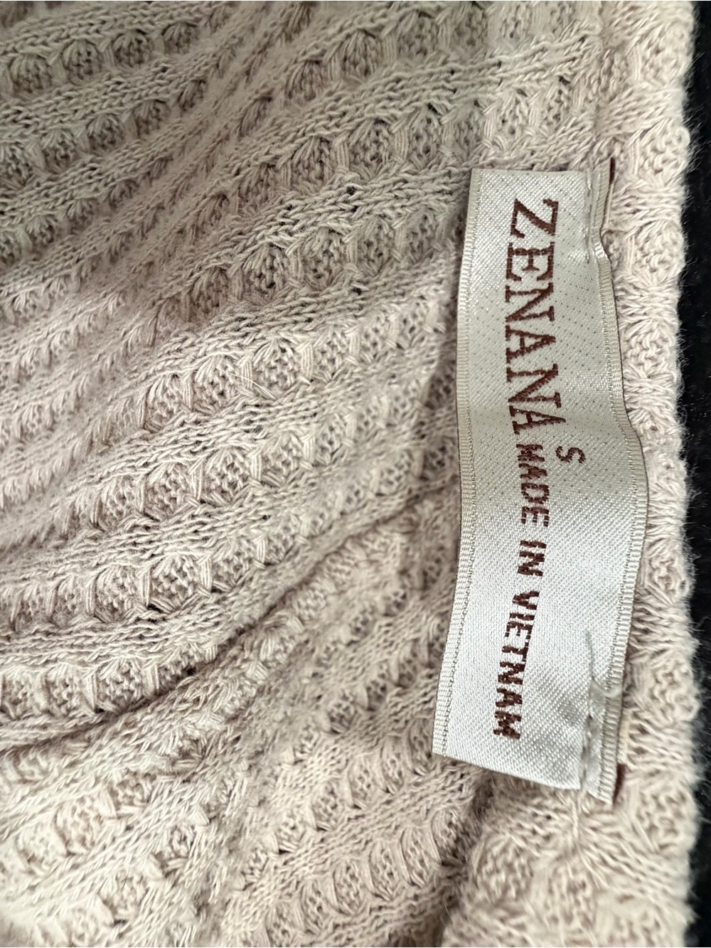 Zenana Outfitters Beige Sleeveless Knit Midi Jumpsuit - Picture 4 of 4